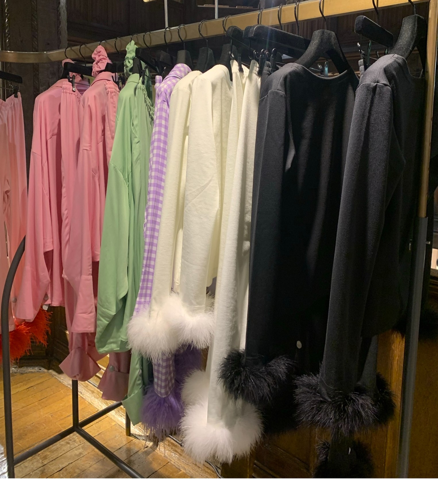 Tops Colour Coded in a Wardrobe